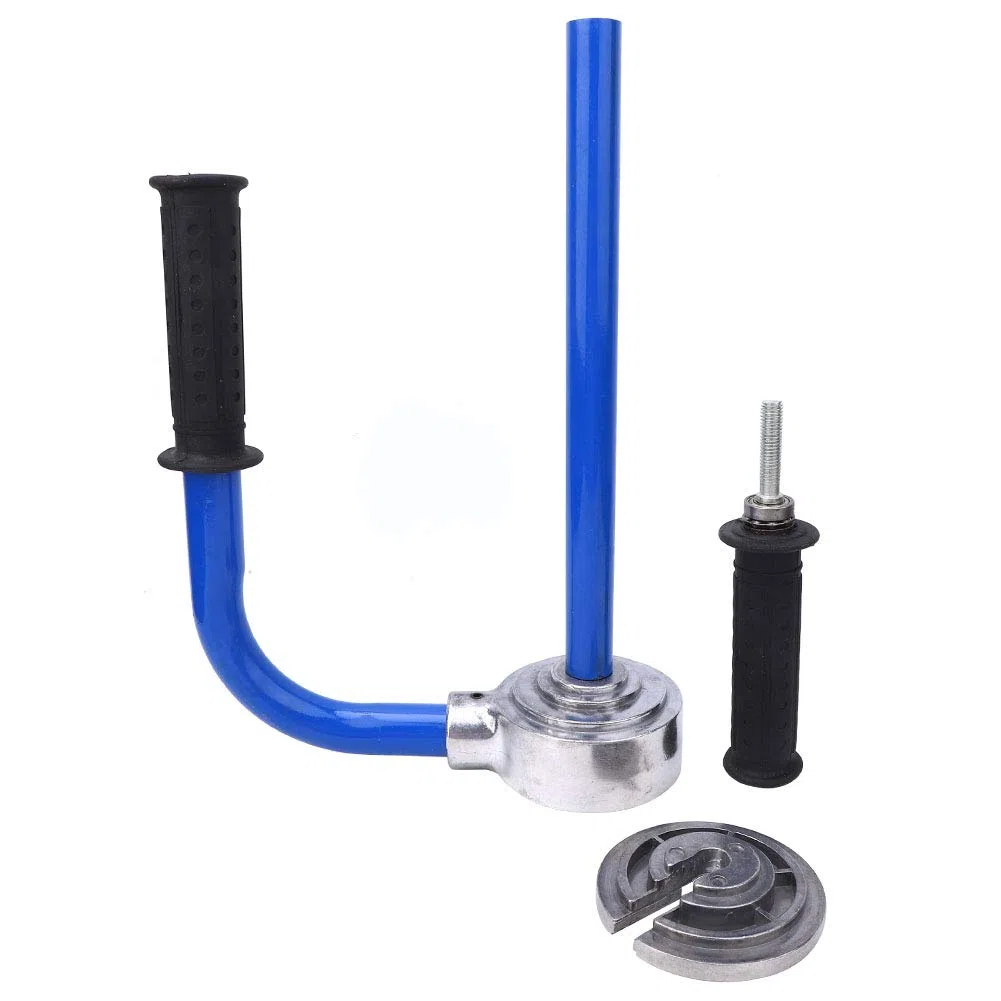Dispenser di Film Estensibile per Rotoli di Pellicola 12" a 20", Dispenser di Pellicola Estensibile per Impieghi Gravosi in Acciaio Al Carbonio per Imballaggi(blu)