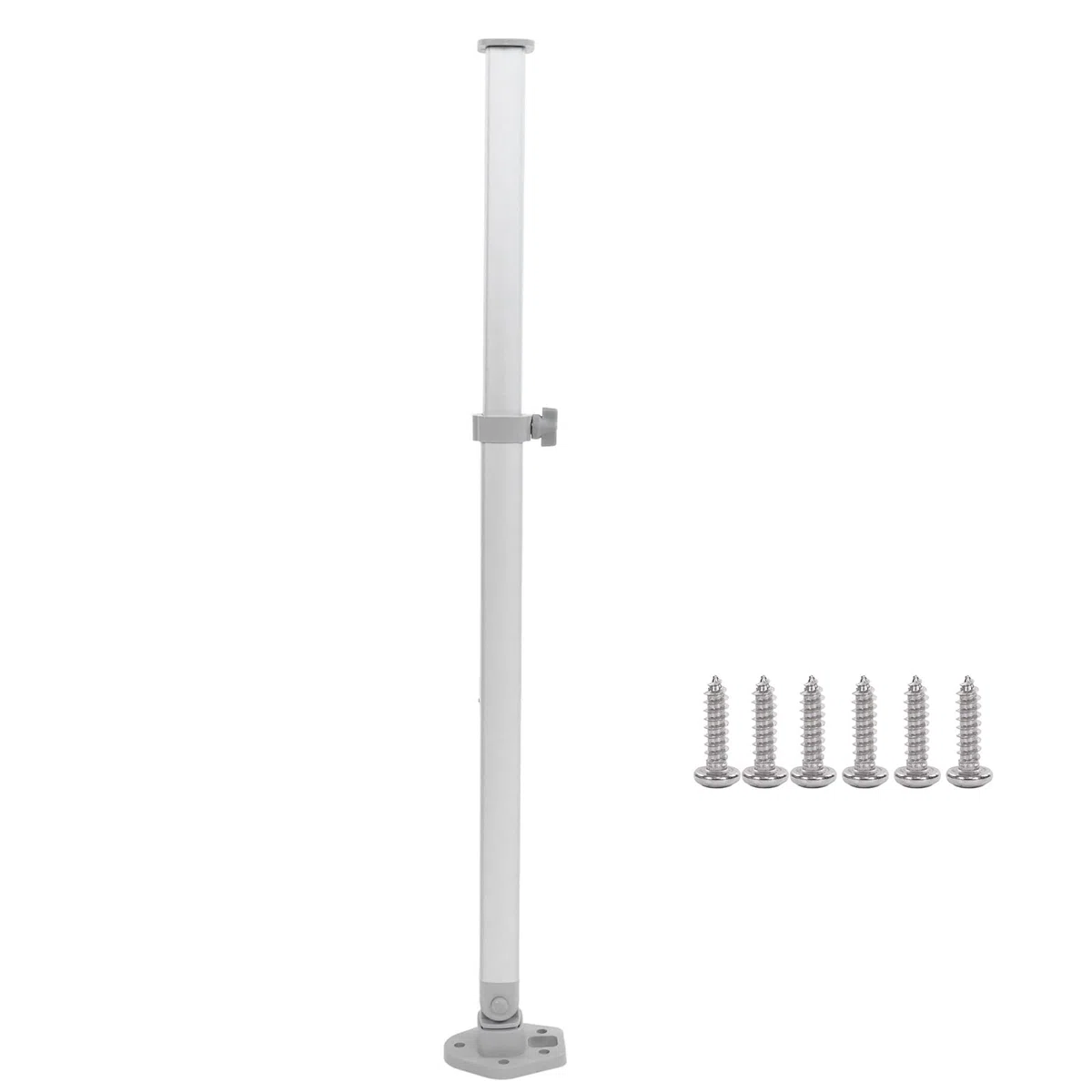 Gamba Tavolo Regolabile in Lega di Alluminio, Supporto Telescopico Pieghevole, Altezza 510-760 mm, per Yacht Roulotte