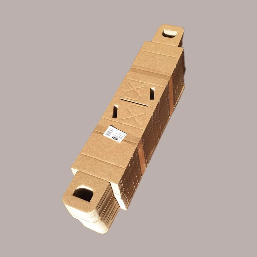Lucgel Cestino Porta 2 Bicchieri Asporto Caffè Cappuccino in Carta Avana 15x12,5H5 cm 100 pezzi
