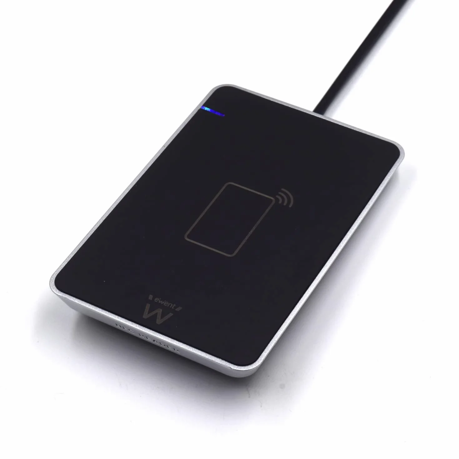 Ewent EW1053 Lettore RFID e NFC per Carta d'identità Elettronica CIE 3.0 per accedere a ANPR, INPS, INAIL, Agenzia Entrate e siti della P.A. - Colore Nero