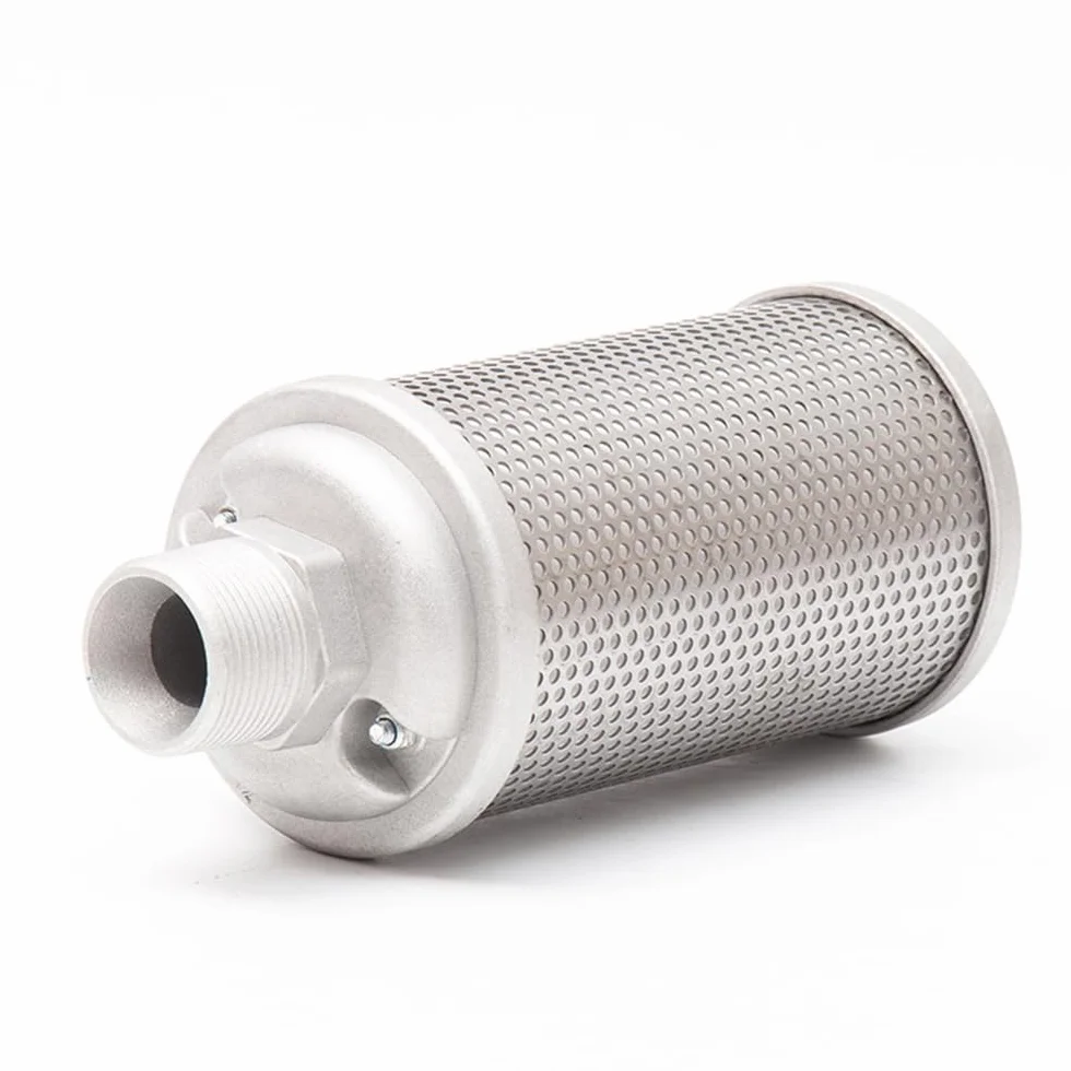 (XY-05) Silenziatore di riduzione del rumore per compressori d'aria, silenziatore pneumatico affidabile per filtri idraulici e applicazioni del compressore d'aria