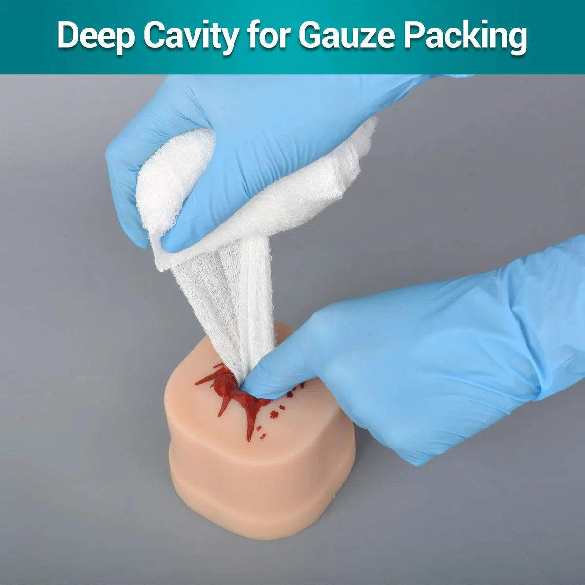 Medarchitect Wound Packing Task Trainer, Bleed Control Tourniquet Trainer, Basic Wound Packing Trainer per la formazione medica