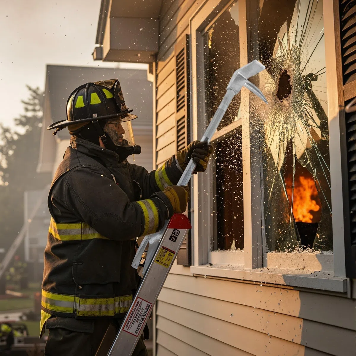 Strumento Halligan Bar, leva da 30"/36"/24" per vigile del fuoco con manico antiscivolo, strumento multifunzionale per ingresso forzato con testa ascia, punta, forchetta per soccorso d'emerge a 610mm