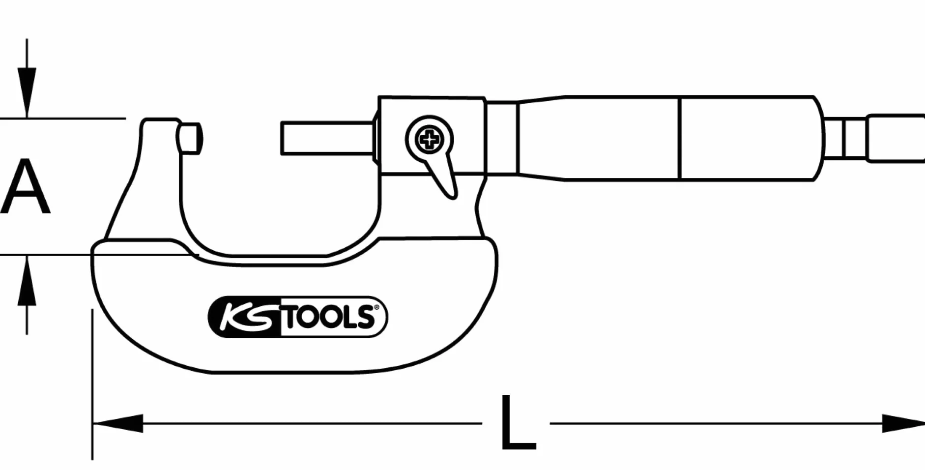 KS Tools Micrometro 0-25 mm
