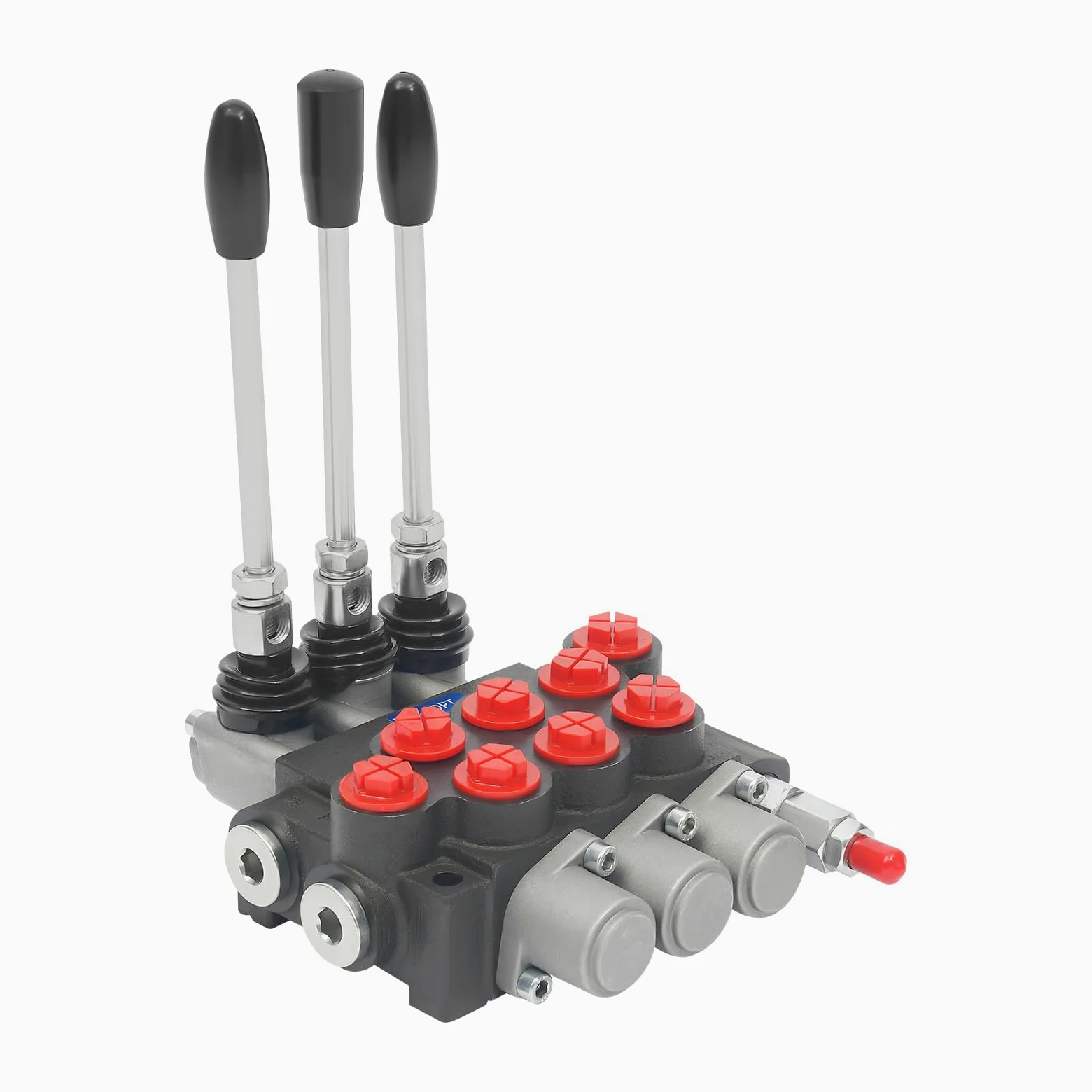 Valvola di controllo direzionale idraulica 3 bobine 40L/min, manuale, 1/2" BSPP connettori, valvola di sicurezza regolabile 5-31.5MPa, per trattori, spaccalegna e macchine agricole