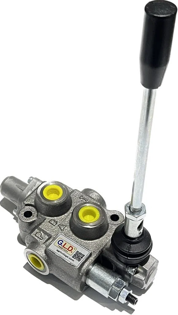 Distributore oleodinamico doppio effetto - Distributore oleodinamico a 1 leva, Basic, 3/8"", 40 Litri, 180 bar