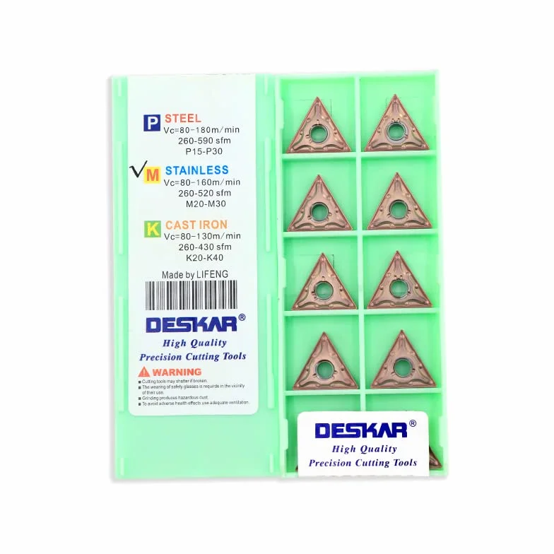 Deskar TNMG160408-MA TNMG160408 Lama di tornitura triangolare LF6118