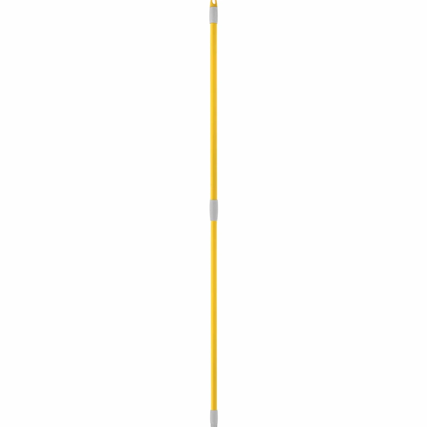 Apex Manico Universale in Metallo per Scope e Attrezzi Pulizia, Allungabile 77-132 cm, Giallo