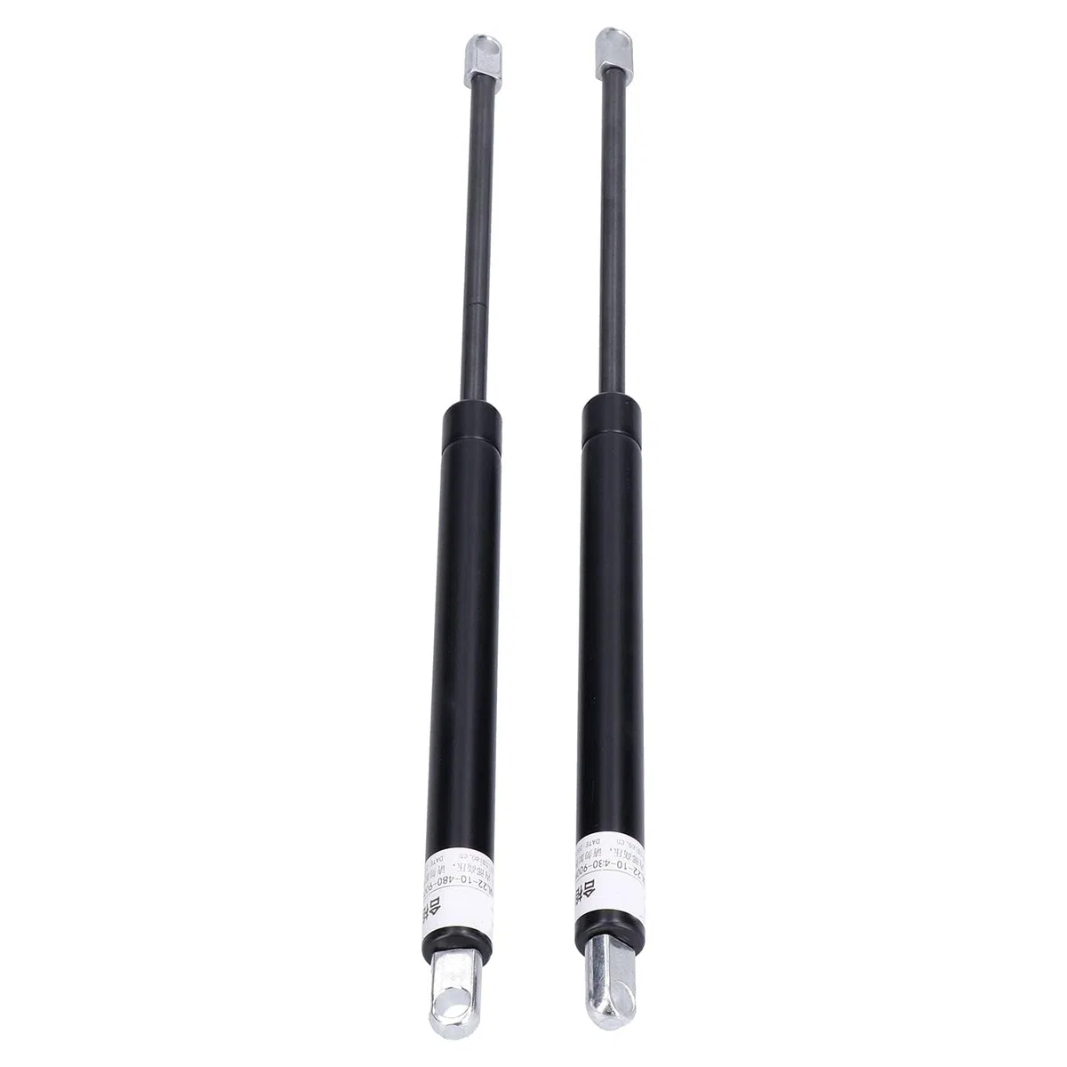 Molla a Gas 480mm 700N, 2 Pezzi, Acciaio, Corsa 200mm, Ammortizzatore per RV Letto Tonneau