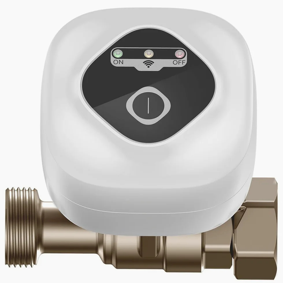 Valvola a sfera intelligente WiFi, supporto intercettazione automatica, controllo applicazione, 3 modalità sincronizzazione, allarme perdite acqua gas