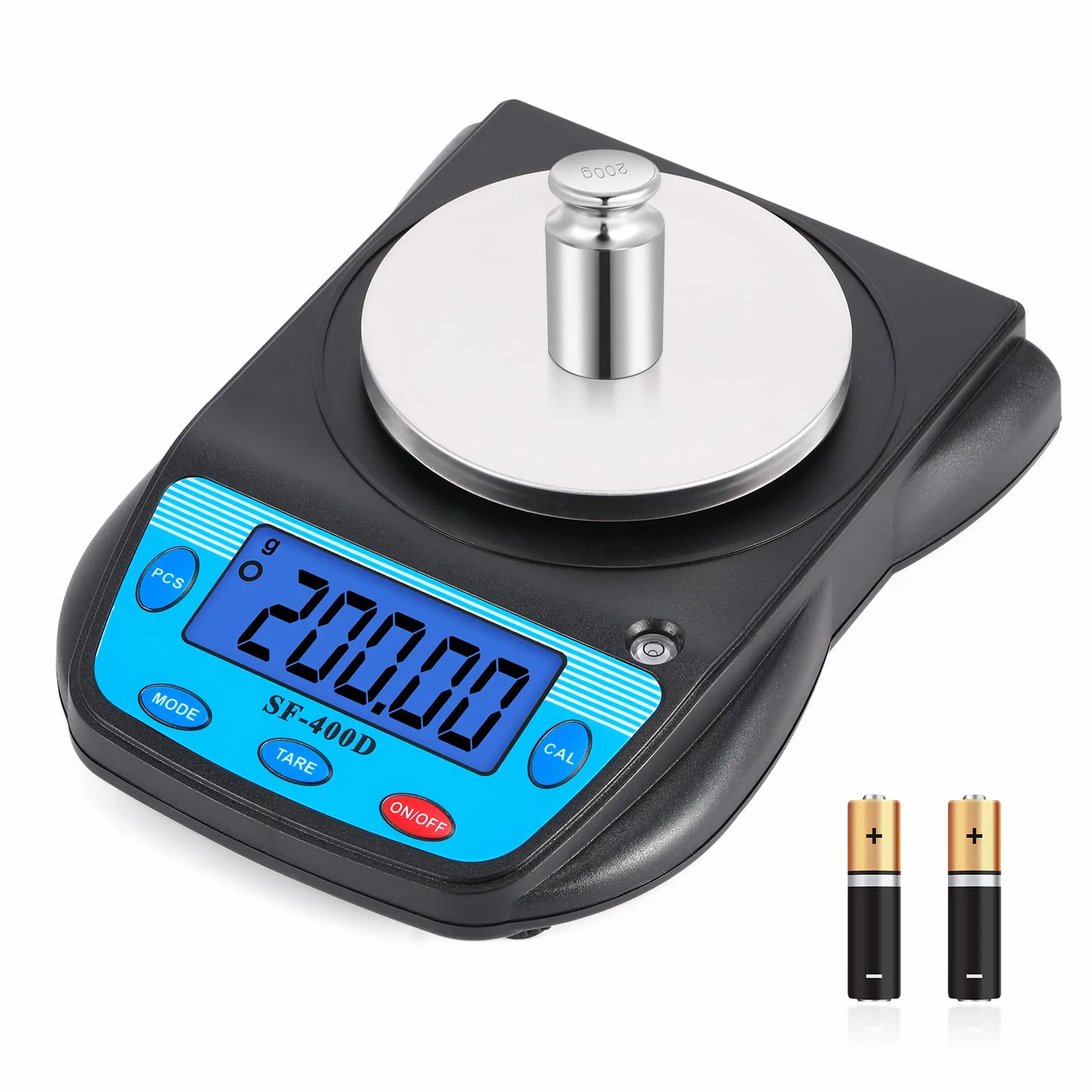 Bonvoisin Bilancia da Laboratorio Digitale 600g 0,01g Bilancia Elettronica di Precisione Display LCD