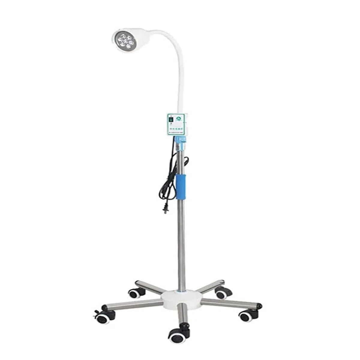 Luce di ispezione a LED Lampada Mobile per Visita Medica chirurgica Lampada da Pavimento per chirurgia per cliniche Ginecologia Medicina per Animali Domestici,A