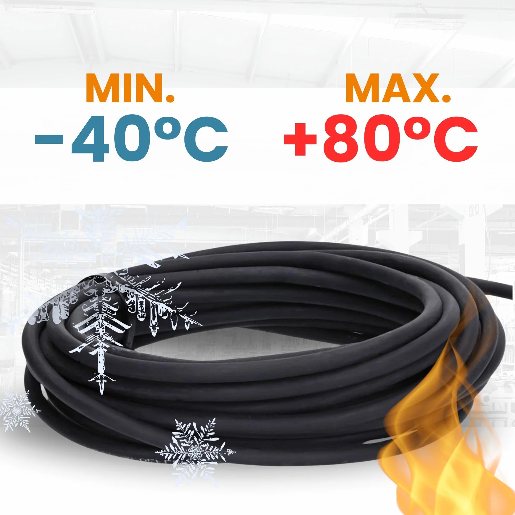 10 metri Lapp 1030478 Cavo di comando schermato LiYCY 7x0,25 mm² I resistente ai raggi UV I cavo di segnale a 7 fili I cavo dati per uso esterno I cavo a saldare I cavo di collegamento LED I nero