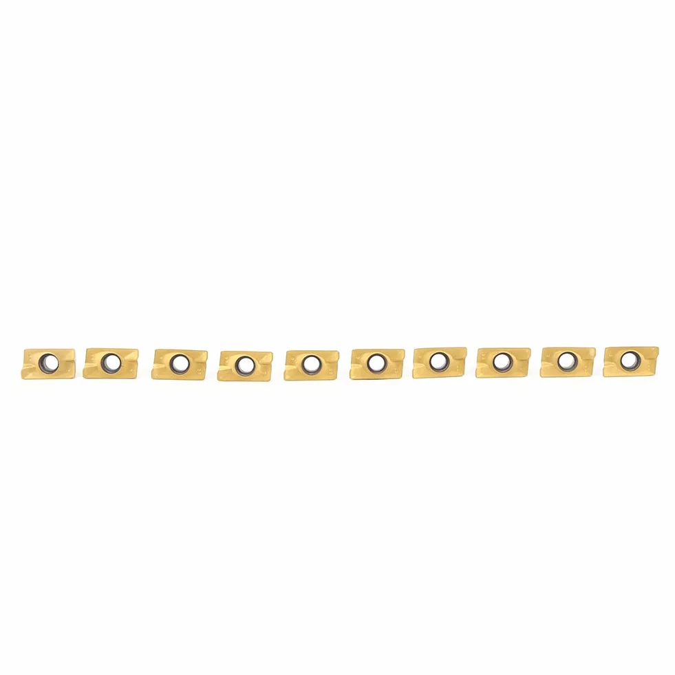 APMT1604 Inserti in Metallo Duro Cementato 10PCS per Fresatura e Tornio Acciaio Inossidabile 15-50HRC