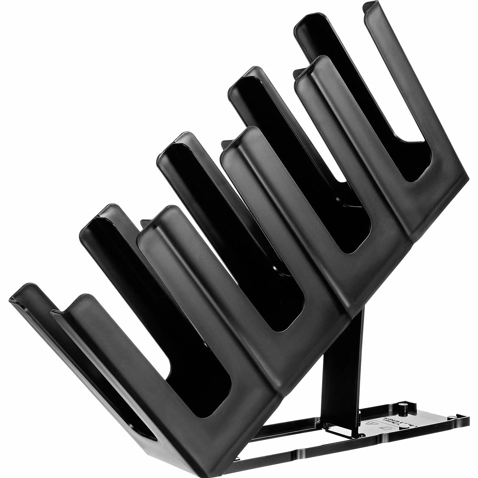 Portabicchieri Pieghevole Regolabile Plastica 4 Sezioni Organizer Bicchieri Carta Bar