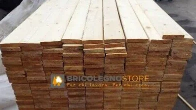 Generico TAVOLA Grezza CARPENTERIA Legno Abete cm 2,5 x 12 x 300 - Metri 3