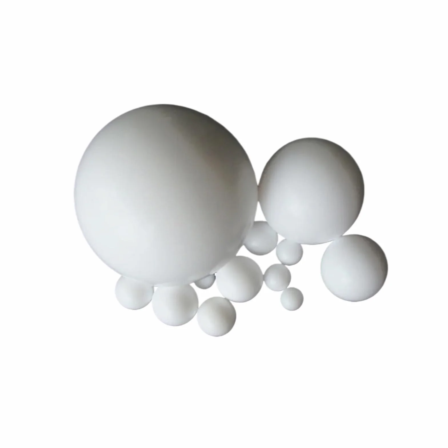 Sfere in PTFE Sfere in Teflon Diametro 3-120mm Pompa a membrana Sfera Alta temperatura e resistenza all'attrito(12.7mm(10Pcs))