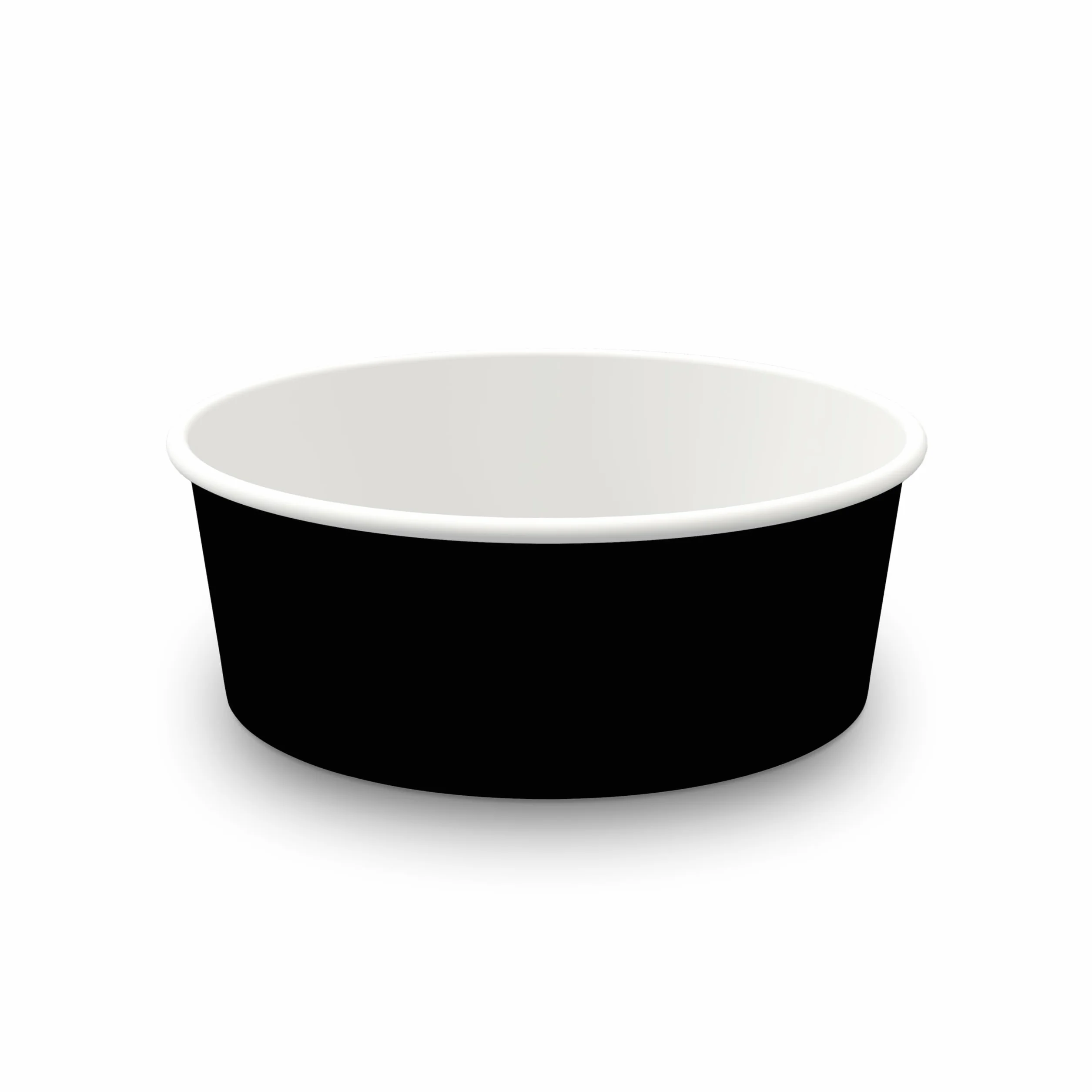 DOT Horca Solutions Ciotole Con Coperchi PET 1000 ML Nero Carta Kraft Insalatiere Bowl Asporto Food Delivery