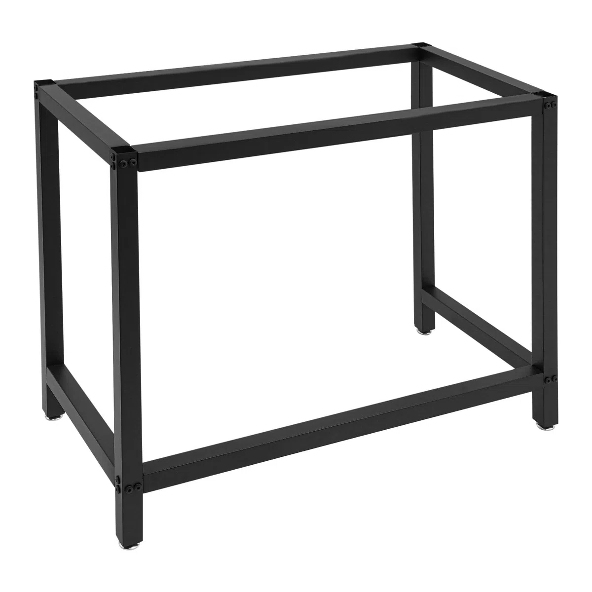 Struttura per banco da lavoro, 100 x 50 x 80 cm, portata fino a 100 kg, in acciaio, per tavoli come marmo e vetro