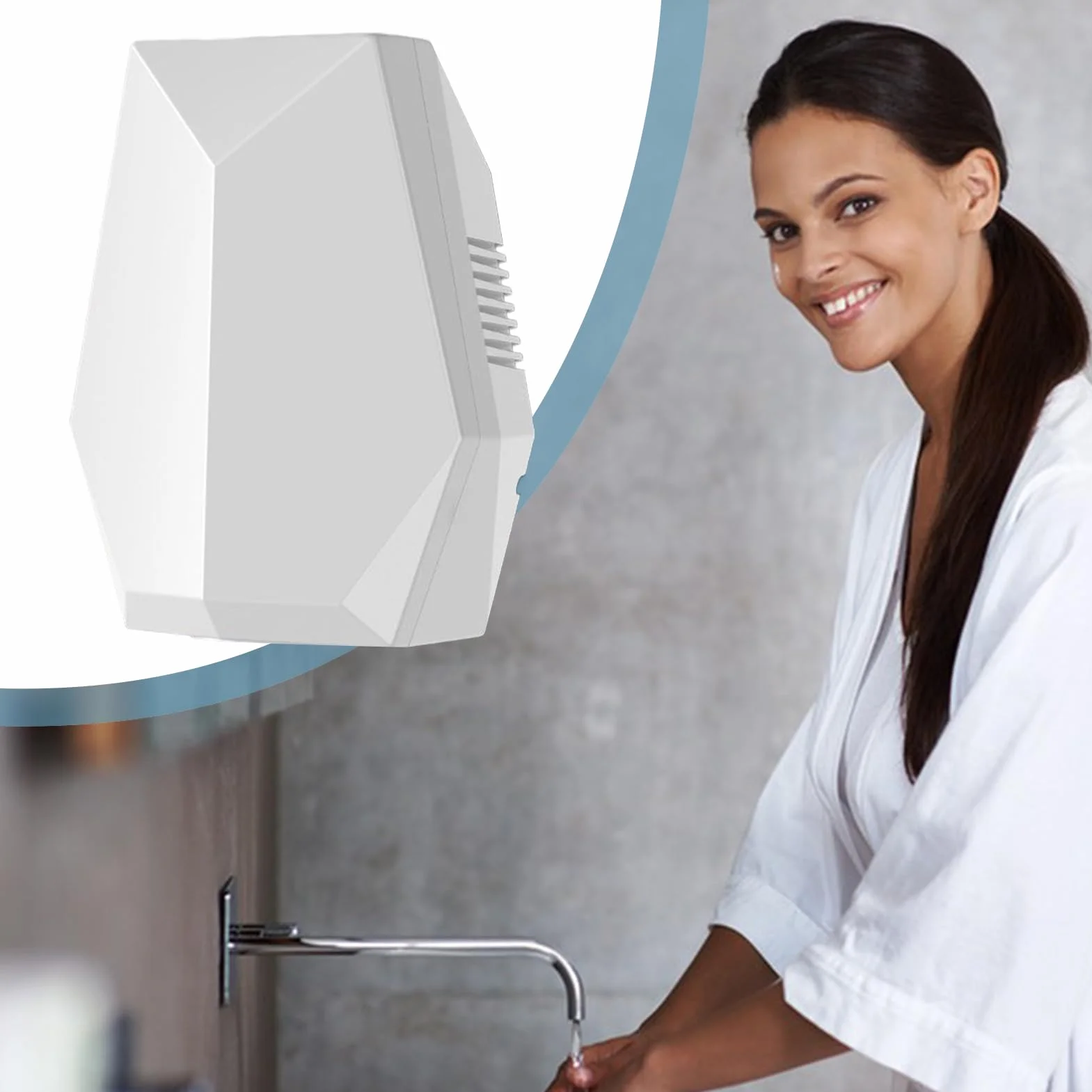 Asciugamani Portatile Sensore Automatico per Bagno Doccia Hotel