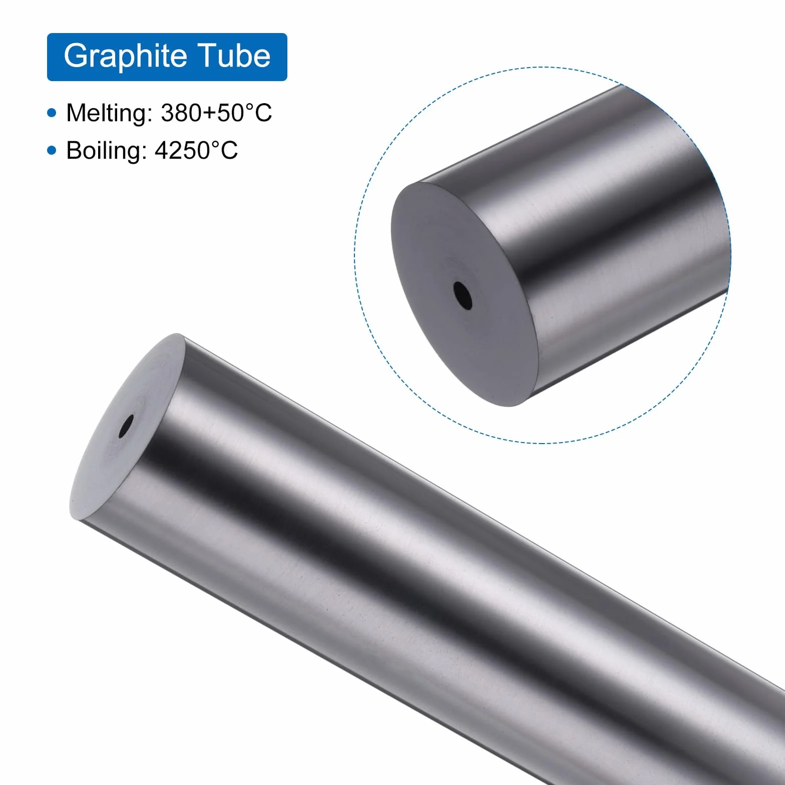 Bastoncino Agitazione Grafite 5mmx40mmx150mm per Metalli Liquidi Fusione
