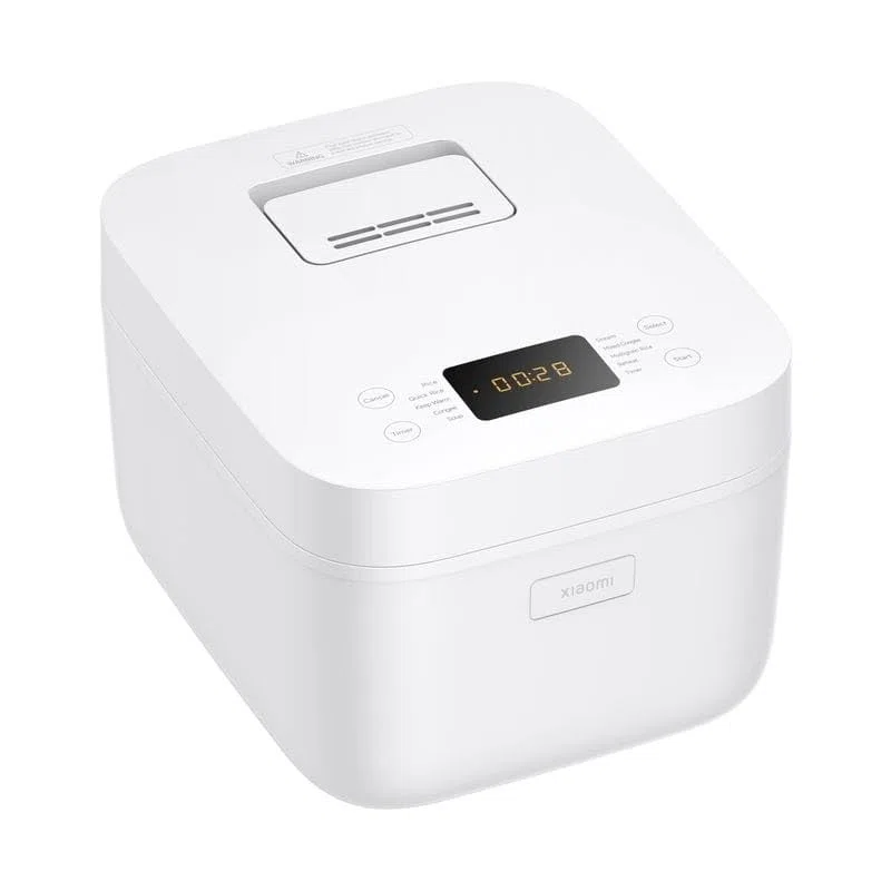 Xiaomi Multifunctional Rice Cooker, Cottura ad Alta Potenza di Riso, Capacità di 4 litri, 10 programmi incorporati, Bianco