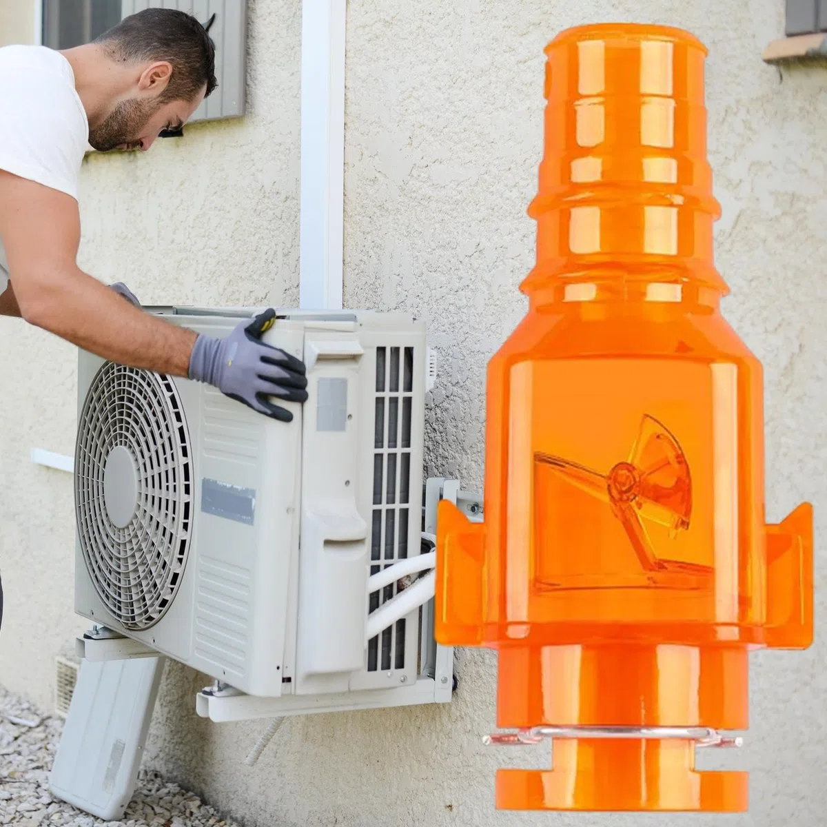 Valvola a Tre Protezioni per Aria Condizionata - Accessorio Antiritorno per Climatizzatore | Valvola di Scarico Termoresistente per Bagno Camera Sala Cucina Uso Commerciale