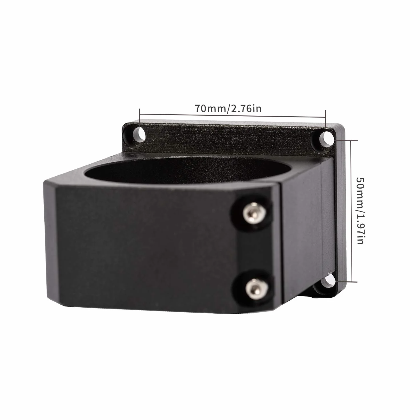 Supporto per mandrino in alluminio CNC da 69 mm di diametro per macchine per router FoxAlien Mauter Pro, Masuter 3, Masuter 3S, XE-PRO CNC
