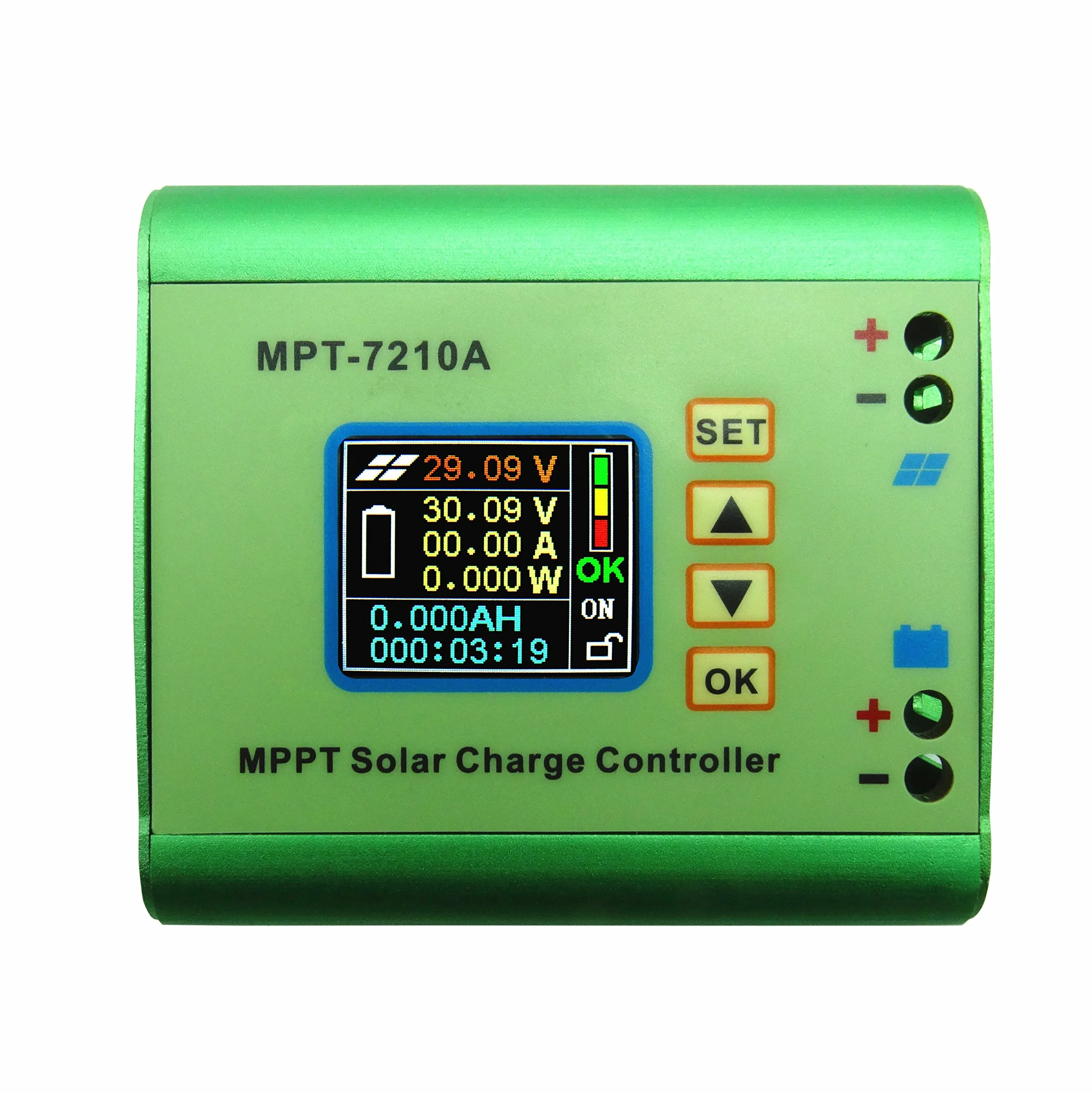 Regolatore di Carica per regolatore Solare LCD MPPT 24/36/48/60 / 72V Boost MPT-7210A