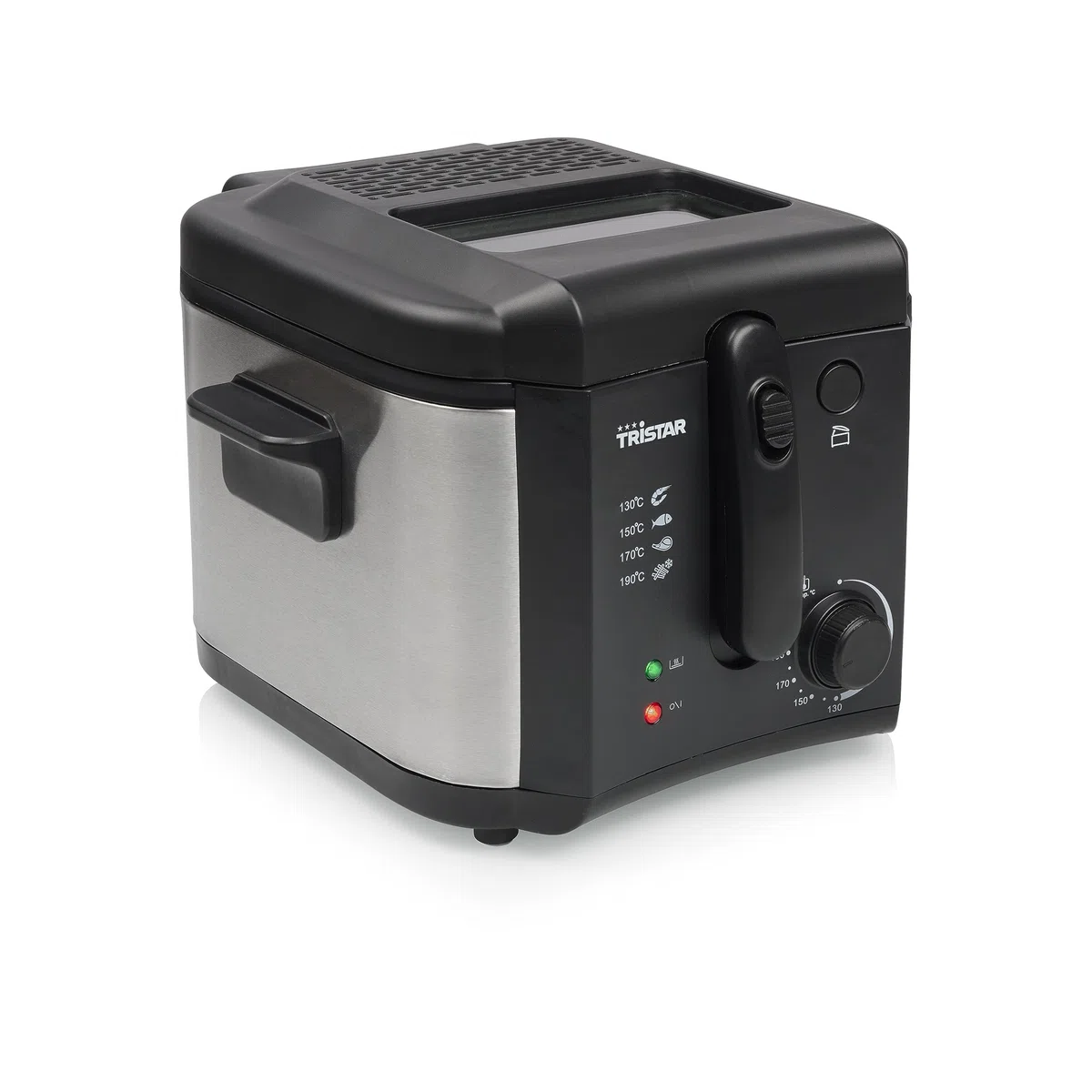Friggitrice Tristar - Volume 2,5 L - Maniglia pieghevole - Maniglie Cool Touch - 1600 W - FR-6878