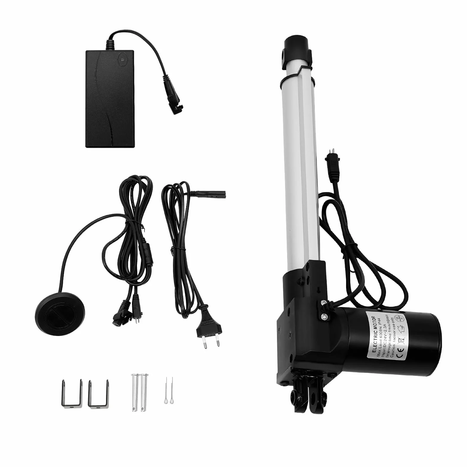 Linear Actuator 6000N 230 mm, attuatore lineare DC 24 V, motore elettrico lineare, per mobili auto, ecc