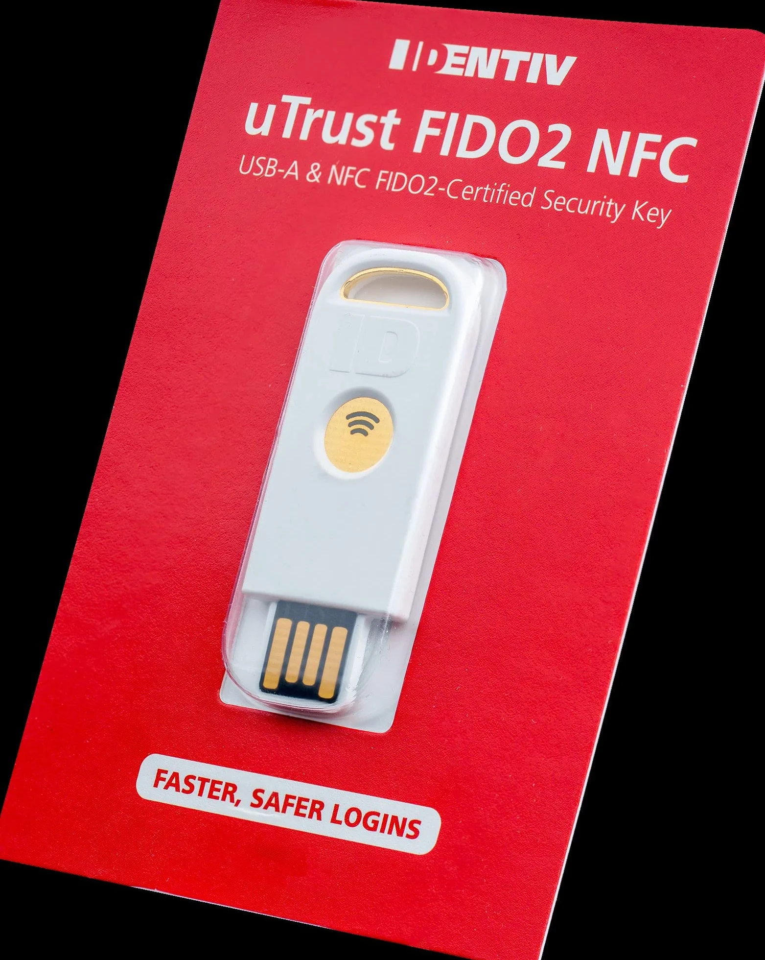 IDENTIV uTrust FIDO2 NFC USB-A & NFC FIDO2 Certified Security Key
