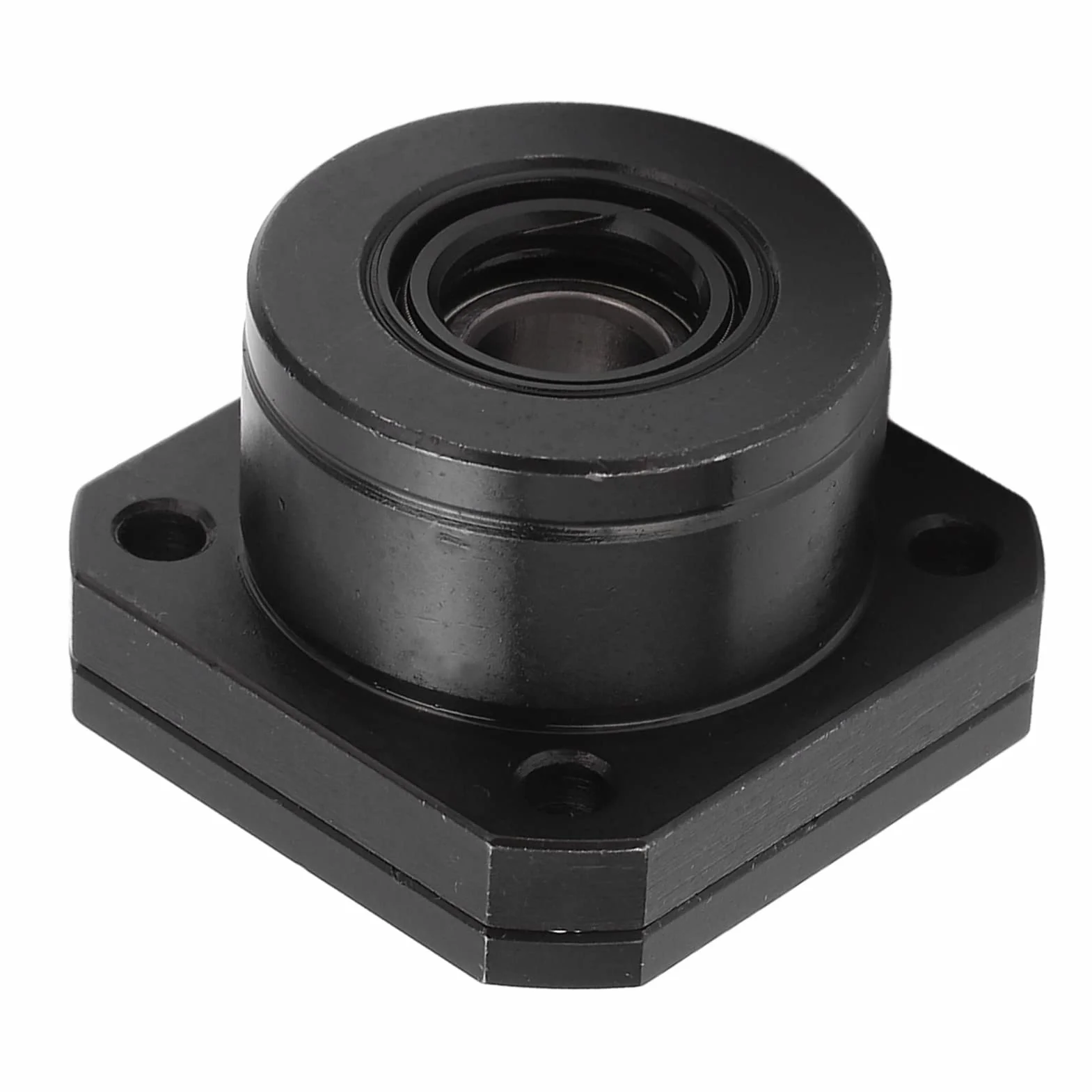 Supporto Terminale Vite a Ricircolo di Sfere FK10 Prestazioni di Rotazione Stabili in Acciaio Al Carbonio Staffa Cuscinetto Supporto Terminale FK10 per SFU 1610 SFU1605