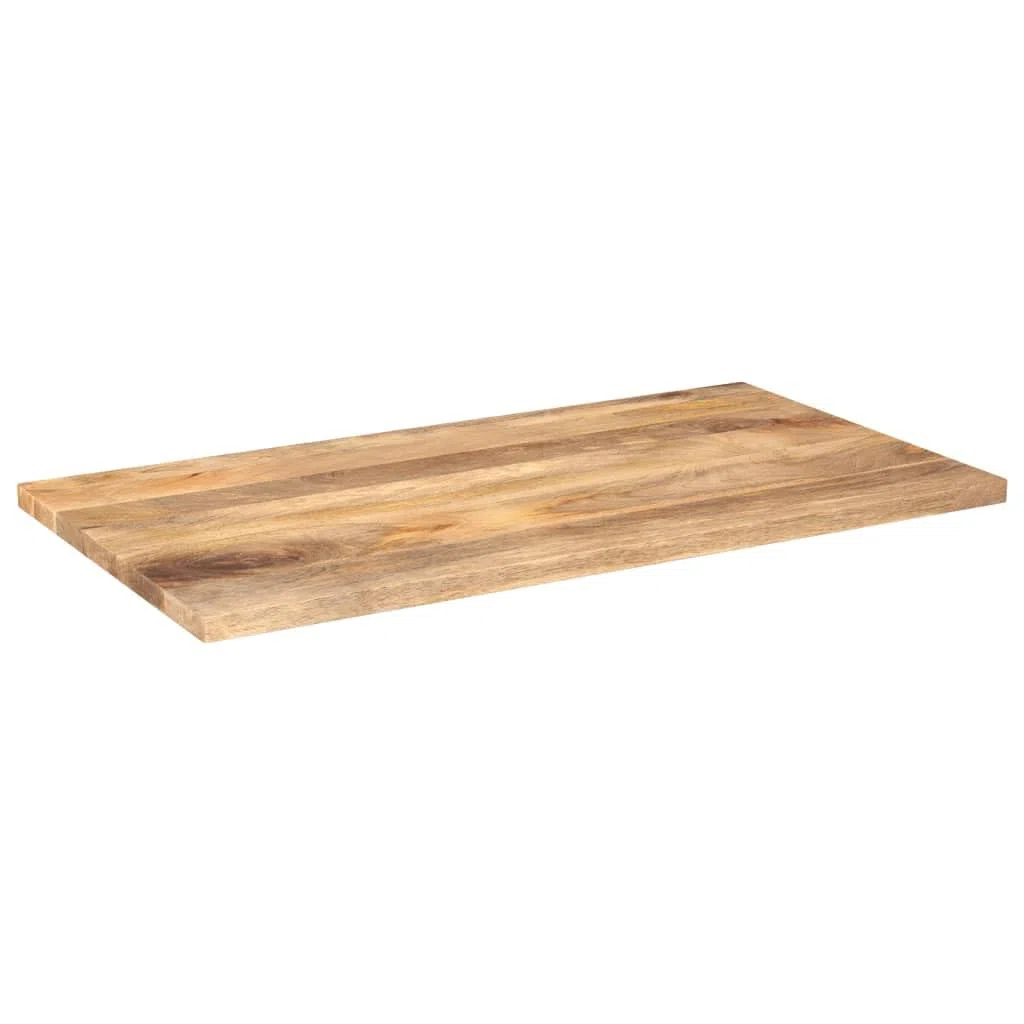 vidaXL Piano per Tavolo 100x70x3,8cm Rettangolare Legno Massello Mango