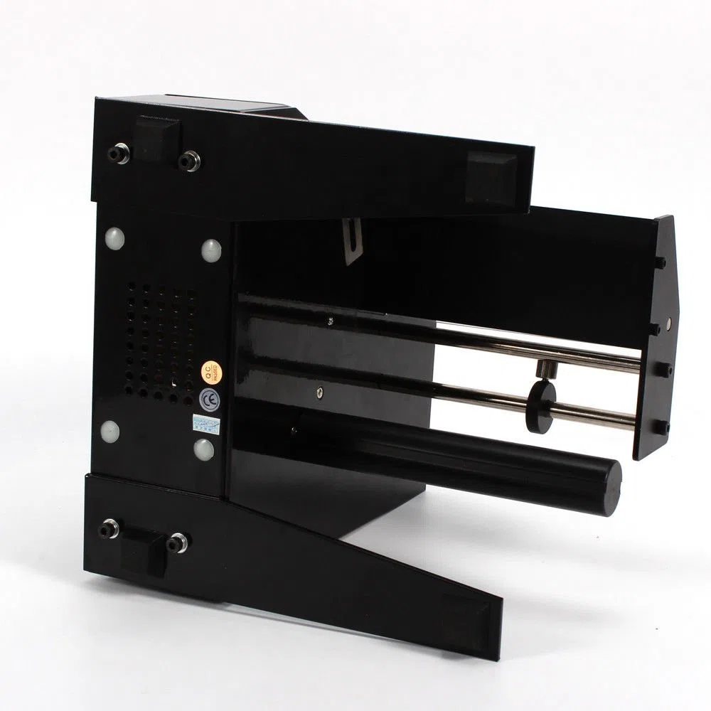 Distributore automatico di etichette con display LED, larghezza massima 140 mm, lunghezza 150 mm