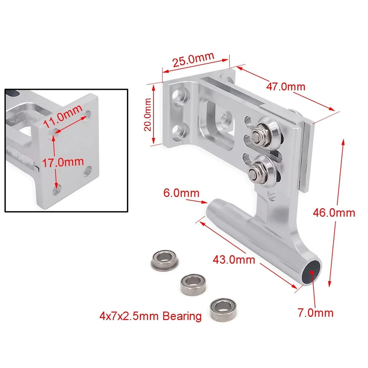 Albero Di Trasmissione Flessibile For Barca RC Cuscinetto Da 4 Mm Staffa For Puntone Albero Destro Sinistro 400 Mm For Motoscafo RC(1set Left Hand)