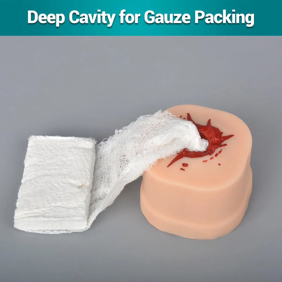 Medarchitect Wound Packing Task Trainer, Bleed Control Tourniquet Trainer, Basic Wound Packing Trainer per la formazione medica