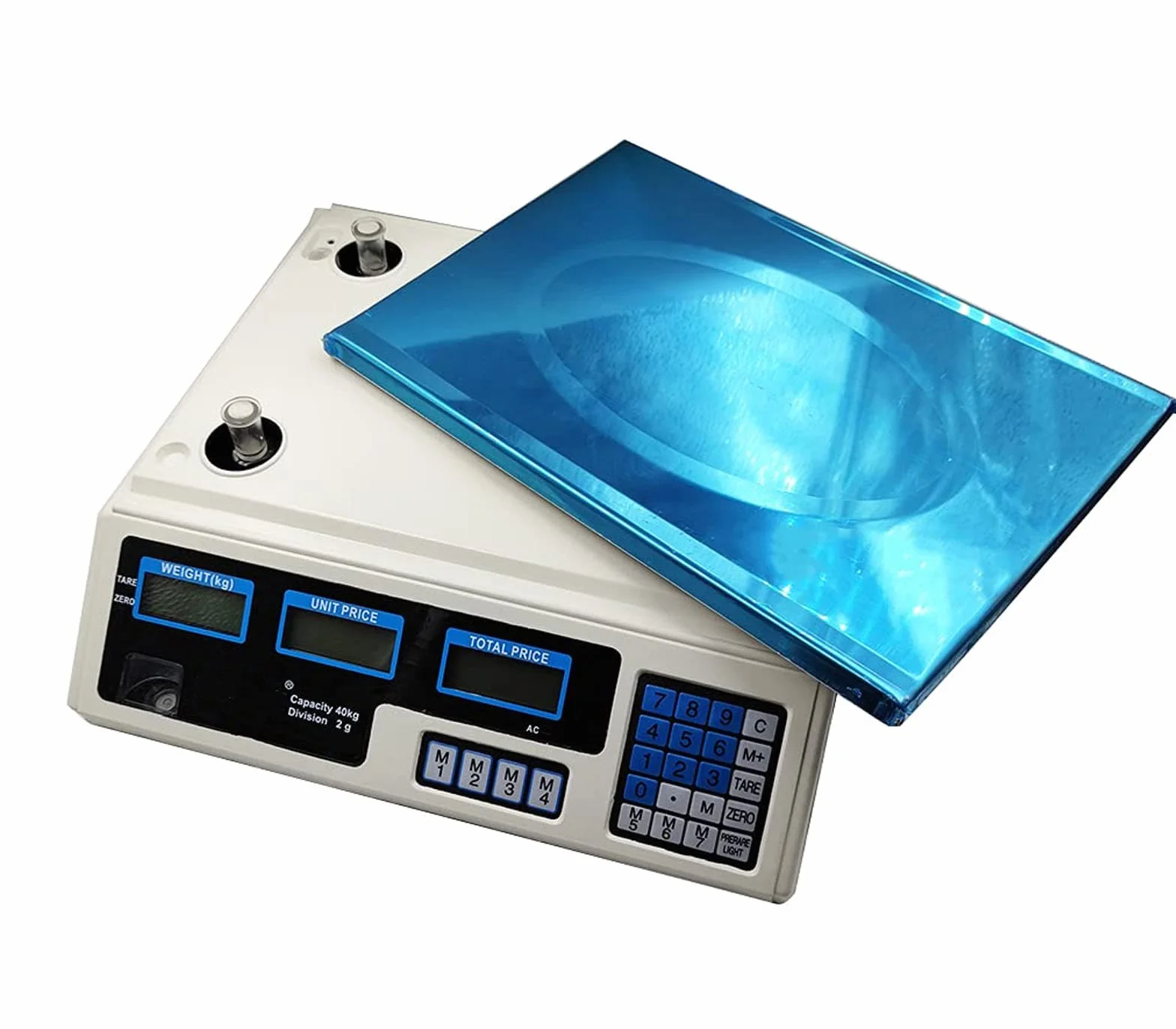 BES 13180 Bilancia Digitale Elettronica, Braccio 40 Kg, Display Elettronico, Fronte Retro