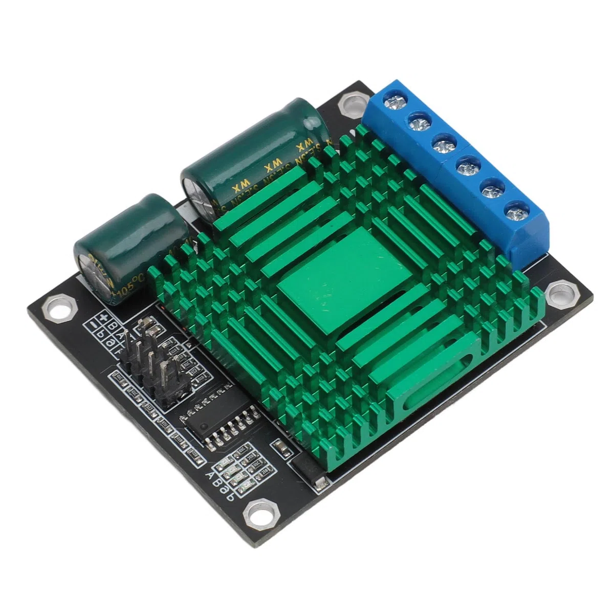 Driver Motore DC, Controller Motore a Ponte H a Doppio Canale DC 9V-30V 60A PWM Scheda Regolatore Motore Ad Alta Potenza Modulo di Controllo Motore Elettrico Industriale