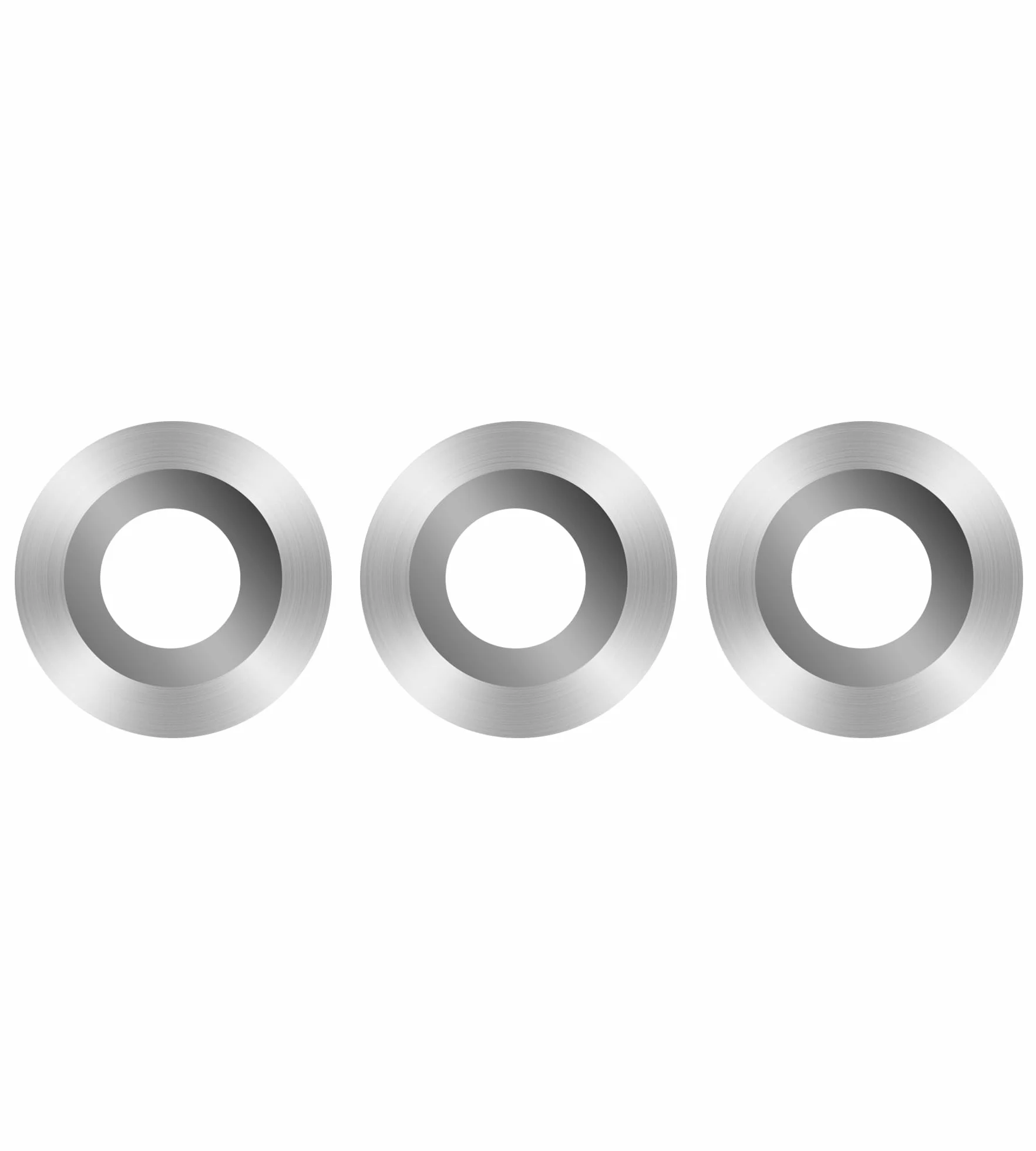 Inserti rotondi 12 mm carburo tornio per legno 10 Pezzi