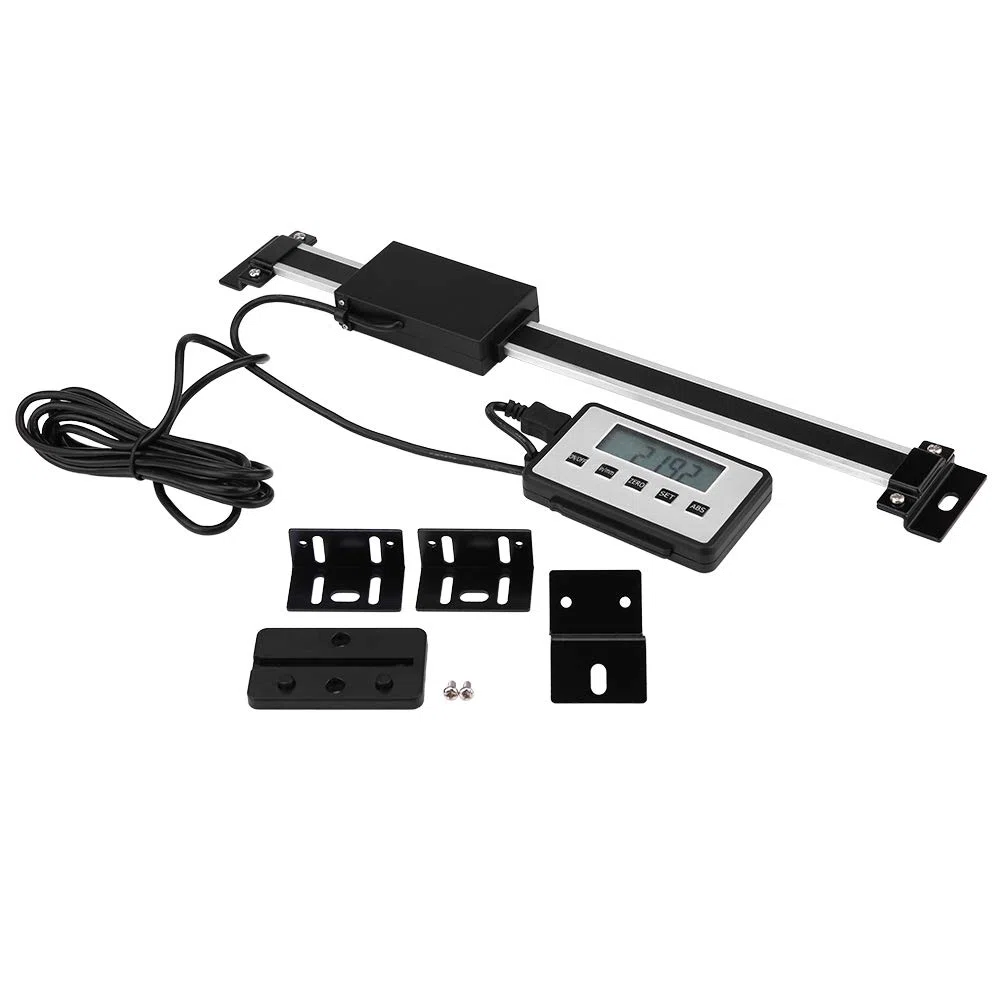 Kit di lettura lineare digitale, scala di lettura lineare digitale precisa 0-200 mm Kit di lettura LCD Scala di lettura per torni per fresatrici