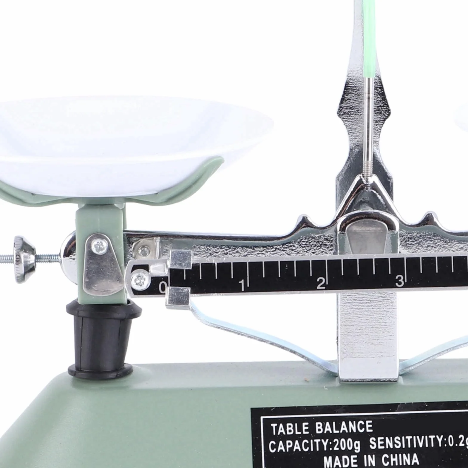 E Beam Balance, Waage Mit Gewichten, Balkenwaage School Belt Scales, Science Decorative 200G0.2G Bilancia a Vassoio Meccanico con Pesi Strumento di Insegnamento per Laboratorio di