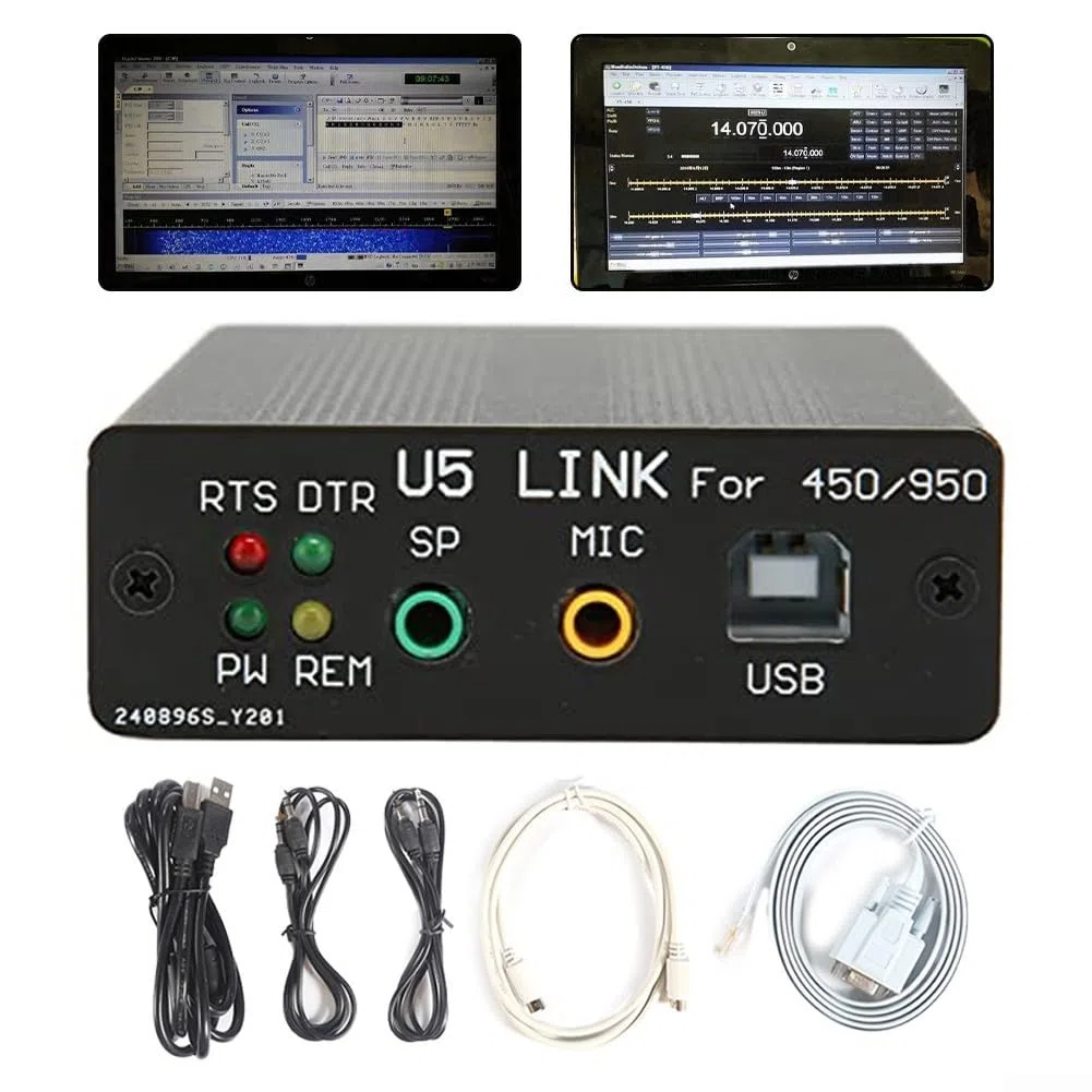 Adattatore PC Link per YAESU FT450D FT950D con interfaccia dati e voce standardizzata