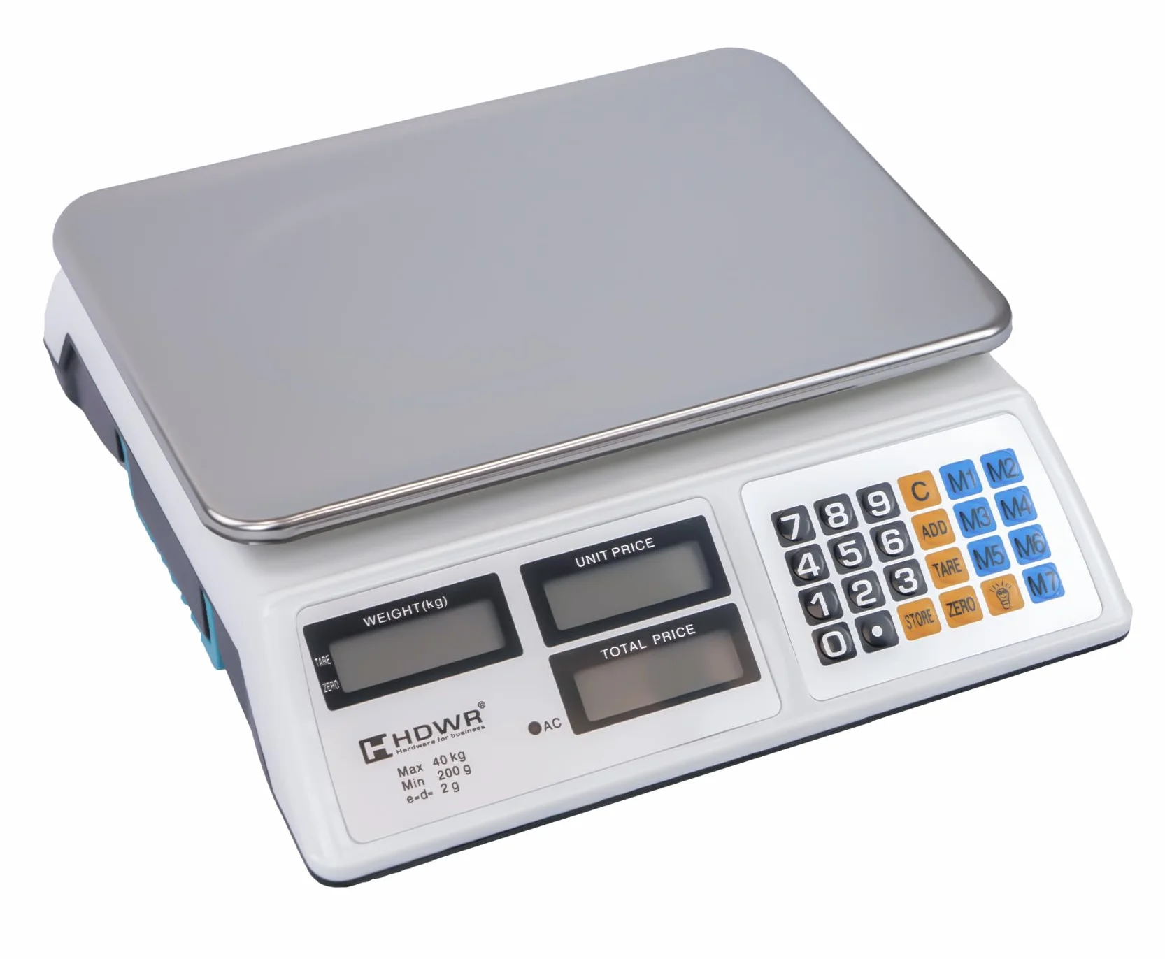 Bilancia Elettronica Digitale 40 kg Precisione +/- 2 g HDWR wagPRO-S40