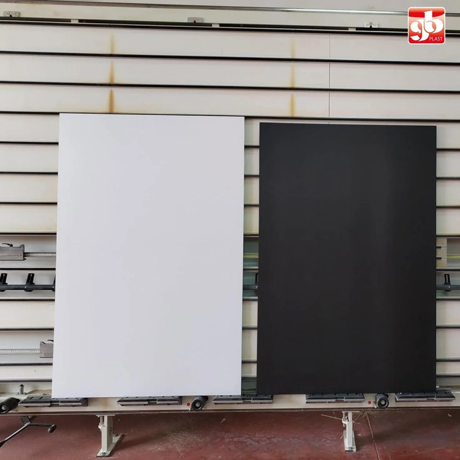 Plavaly Pannello PVC Espanso Nero 50x50cm 5mm Resistente Acqua Umidità