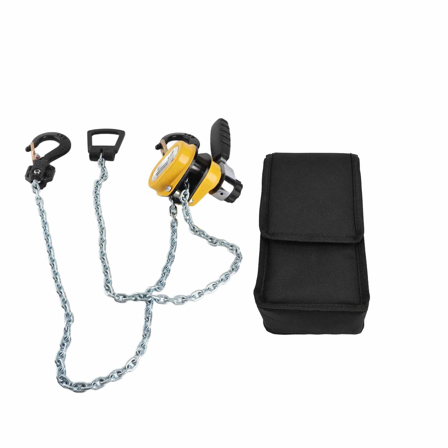 La Leva a Catena Hoist 500kg Carico - Puleggia a Leva Portatile con una Catena di 1,5 M per Workshop, Garage, Utilizzo di Fabbrica