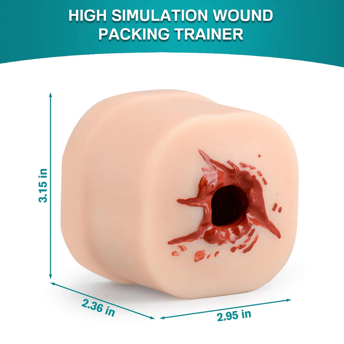 Medarchitect Wound Packing Task Trainer, Bleed Control Tourniquet Trainer, Basic Wound Packing Trainer per la formazione medica
