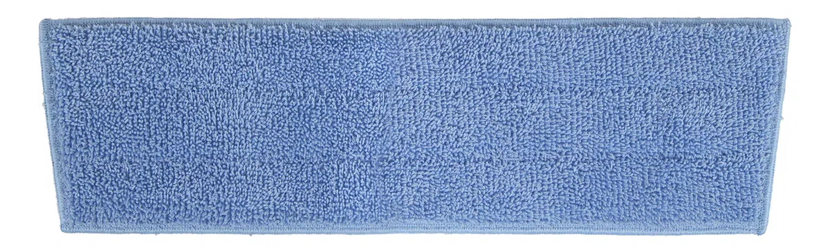 00000727C Microblue Frangia in Microfibra, 46 Cm con Sistema Velcro, Azzurro