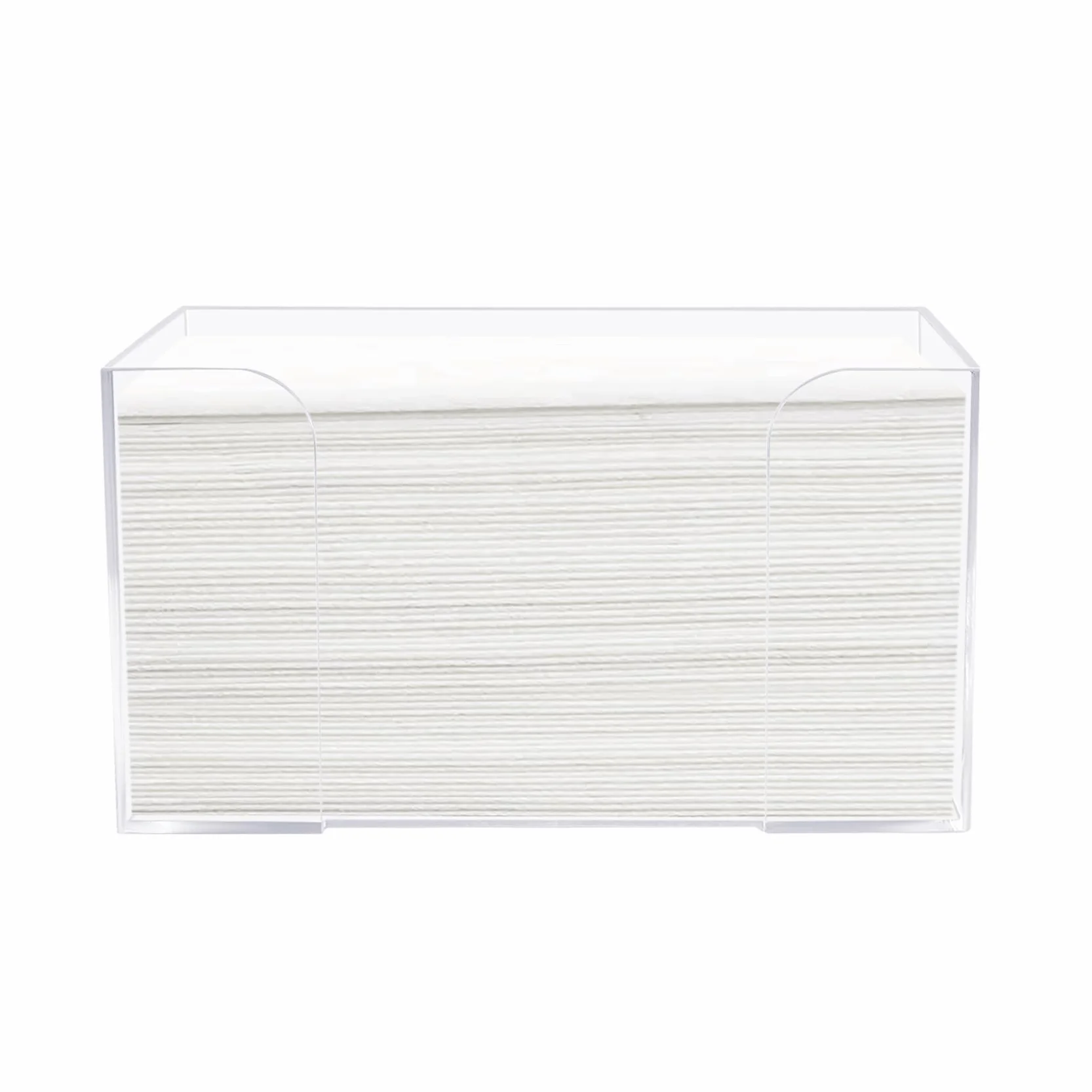 Dispenser di carta acrilico trasparente 29x10,6x17 cm per asciugamani H2 piegatura C-Z Interfold