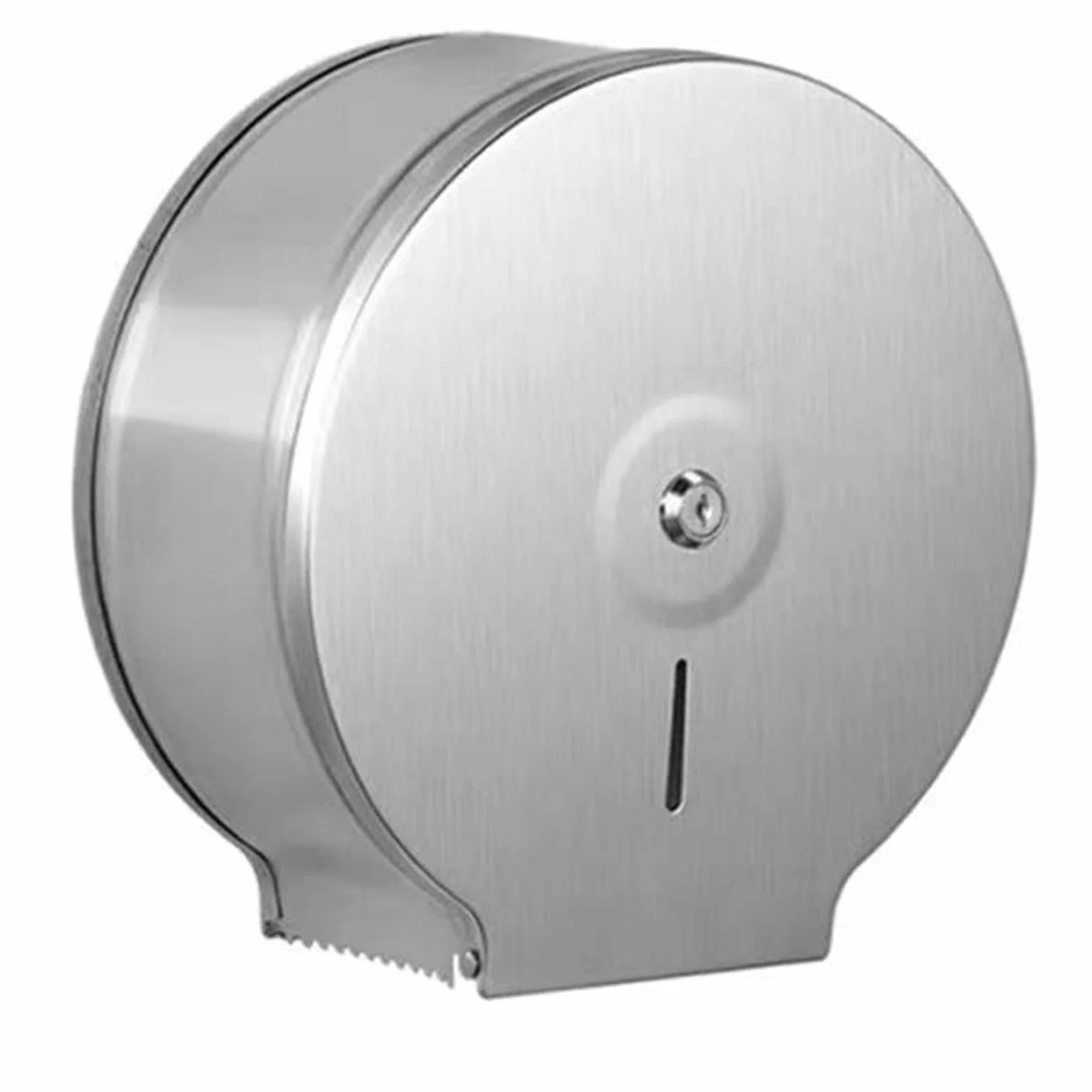 Dispenser Carta Igienica Commerciale Acciaio Inossidabile 26cm Jumbo Montaggio Parete Impermeabile